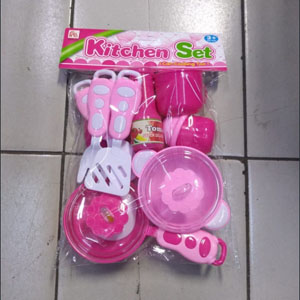 Set cocina rosada