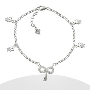 Pulsera Infinito Y Estrellas 