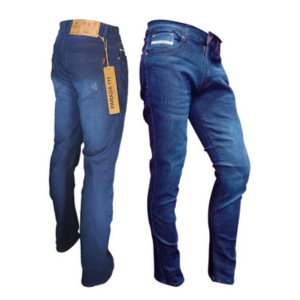 Jeans semi pitillo azul 