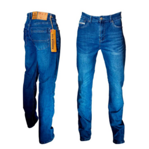 Jeans semi pitillo azul