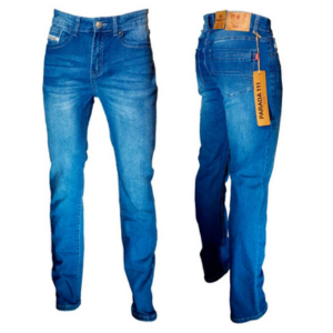 Jeans semi pitillo azul