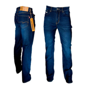 Jeans semi pitillo azul