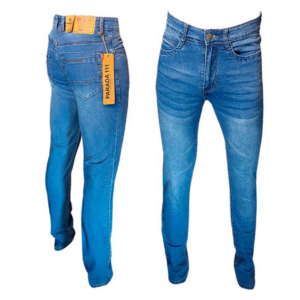 Jeans semi pitillo azul