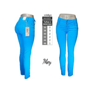 Jeans Mujer Mey Slim Fit