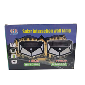 Lampara de pared de interaccion solar