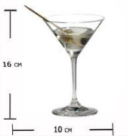 Copas de Cristal Martini