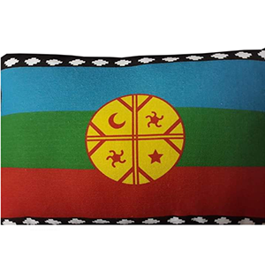Bandera Mapuche Poliester 	