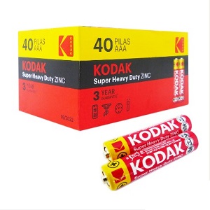 Pilas Kodak X40 Pilas AAA Super Heavy Duty
