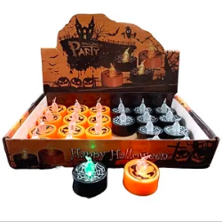 Velas led Halloween x24