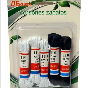 Cordones redondos x5