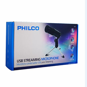 Microfono Philco Streaming Usb Condensador