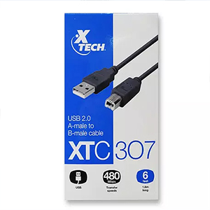 Cable Xtech USB 2.0 XTC303 Impresora 3 Mts