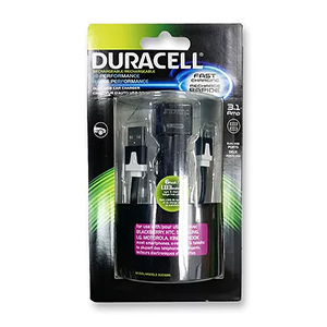 Cargador Duracell 3.1 doble USB