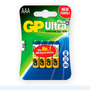 Pila GP Alcalina AAA Ultra Plus